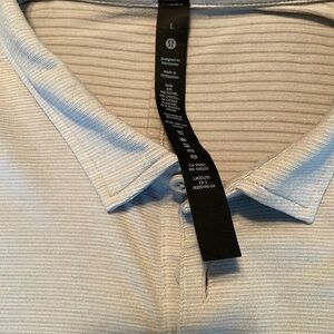 LuLu Lemon Light Gray Polo. Great condition.
